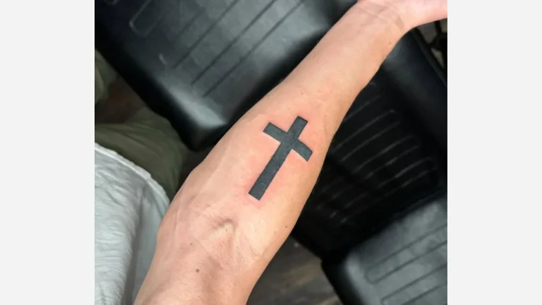 Cross Forearm Tattoos