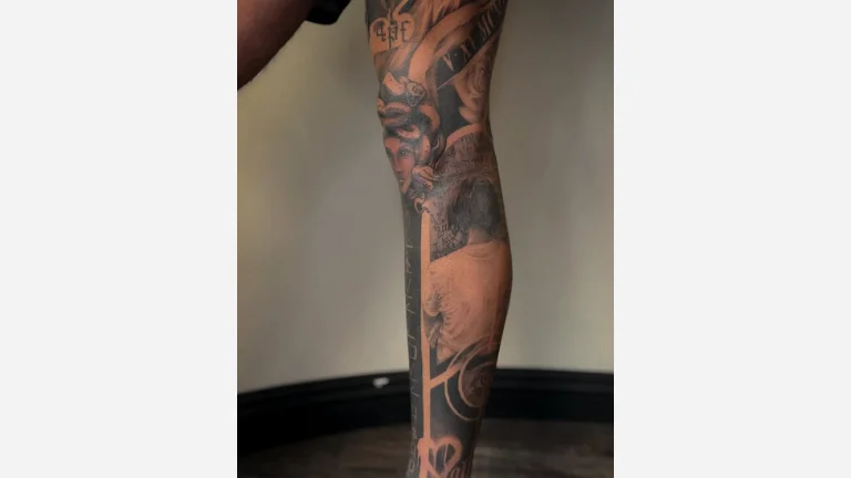 Leg Tattoo