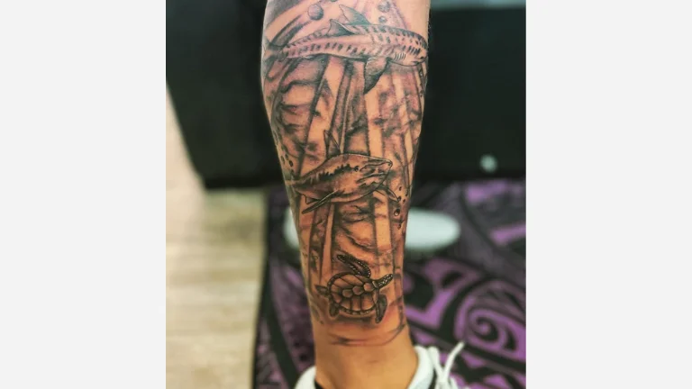 Calf Tattoo