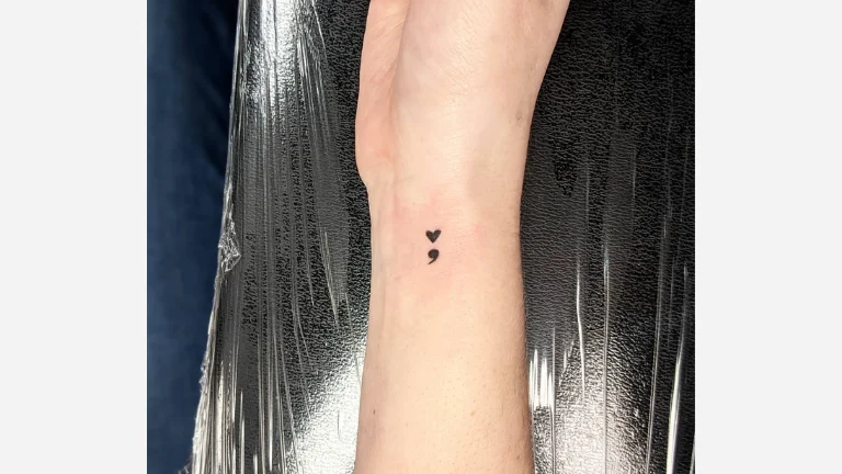 Semicolon Tattoo