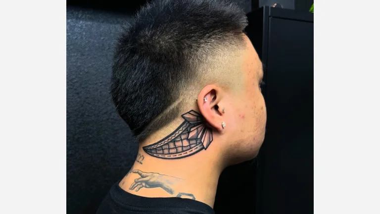 Behind the Ear Tattoo