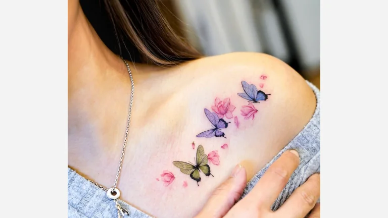 Thick Butterfly Tattoo