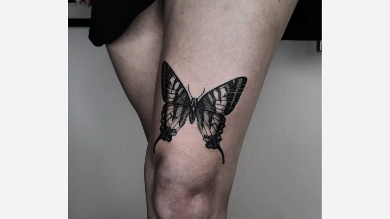 Black Butterfly Tattoo