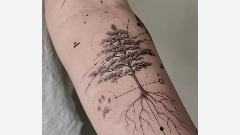 Forearm Tree Tattoo