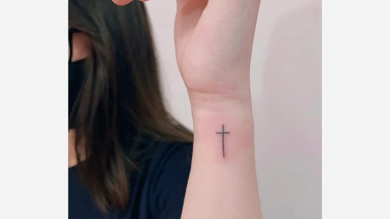 Simple Cross Tattoo