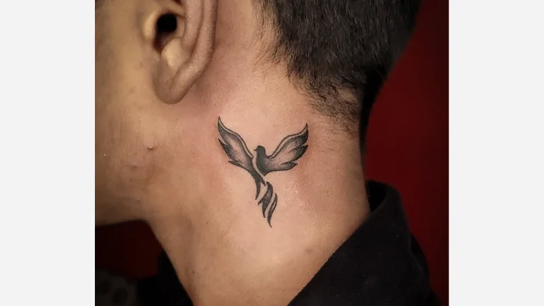 Small Neck Tattoo