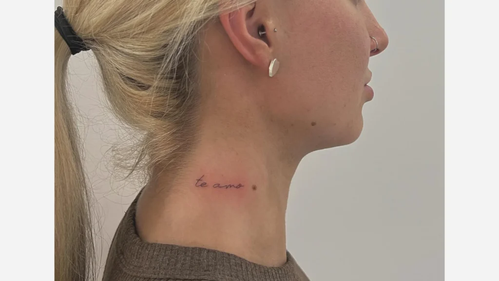 Neck Tattoo For Women