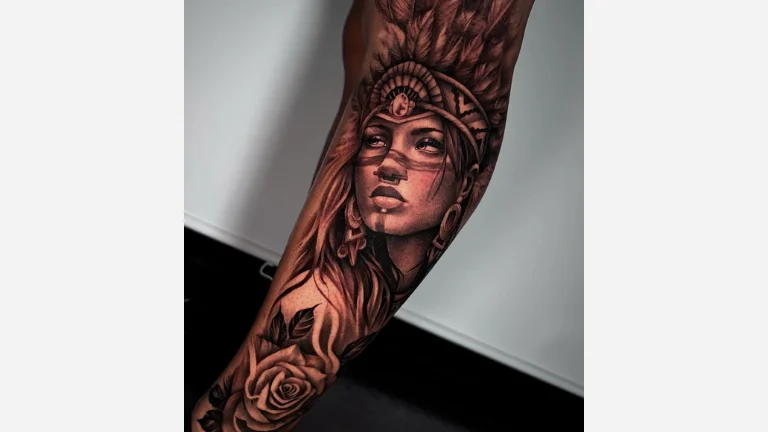Aztec Princess Tattoo