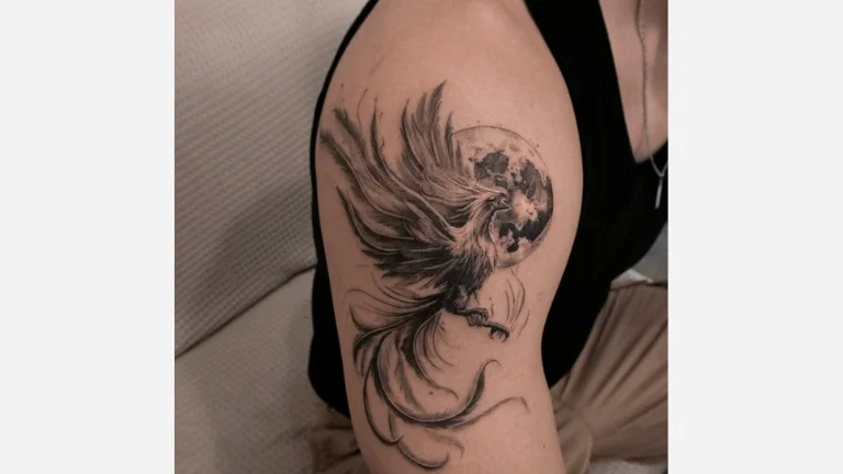 Phoenix Embracing Sun