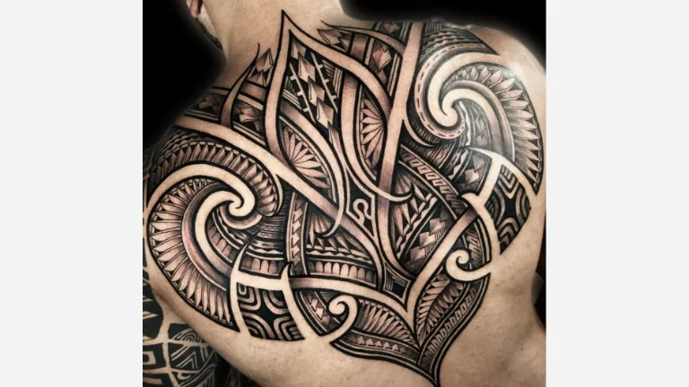 Tribal Back Tattoo