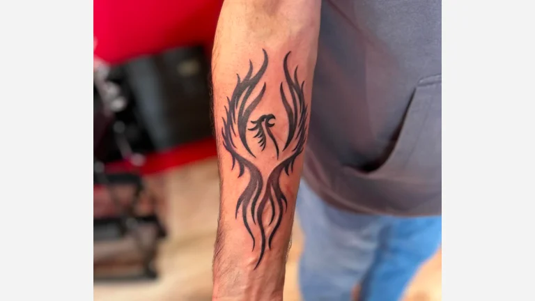 Tribal Phoenix Tattoo
