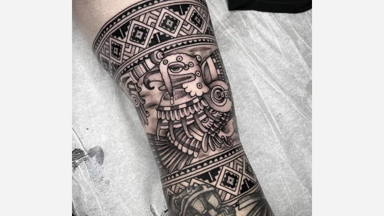 Mexican Aztec Tattoo