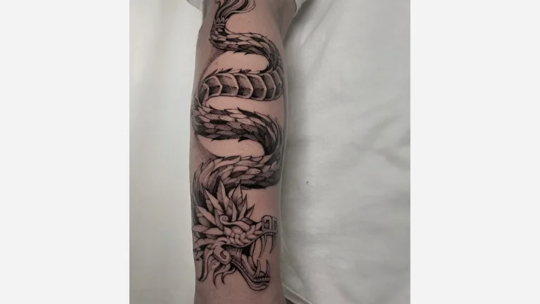 Aztec Dragon Tattoo