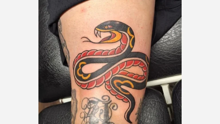 Traditional Snake Tattoo