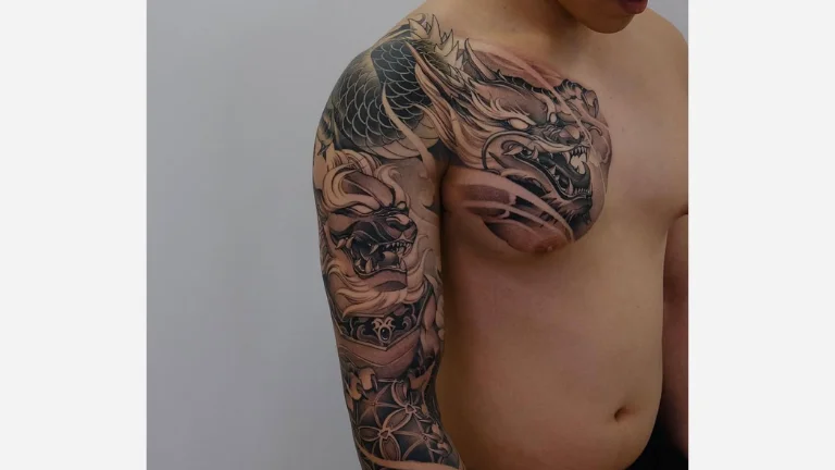 Dragon Chest Tattoo