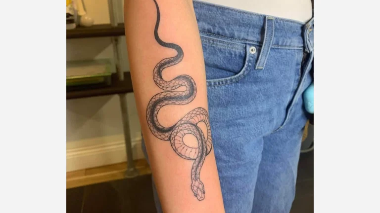 Snake Forearm Tattoo