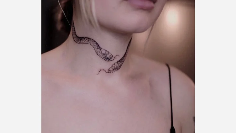 Snake Neck Tattoo