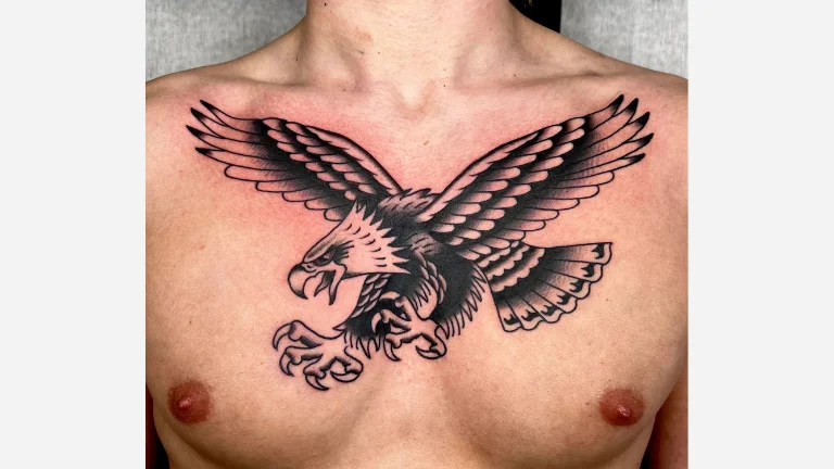 Eagle Chest Tattoo