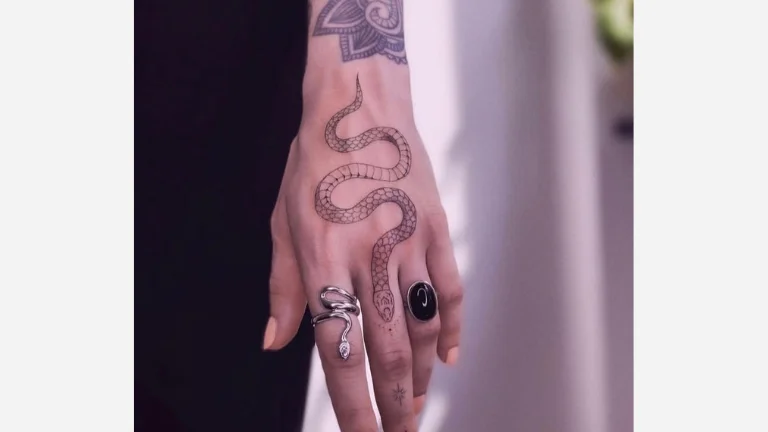 Snake Hand Tattoo