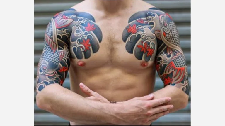 Japanese Chest Tattoo