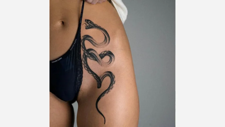 Woman Snake Tattoo