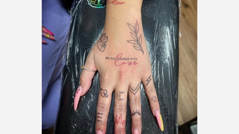 Hand Patchwork Tattoos