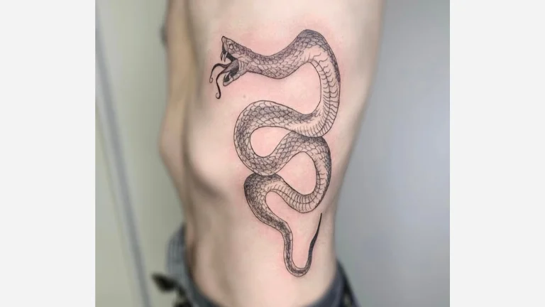 Snake Ribs Tattoo