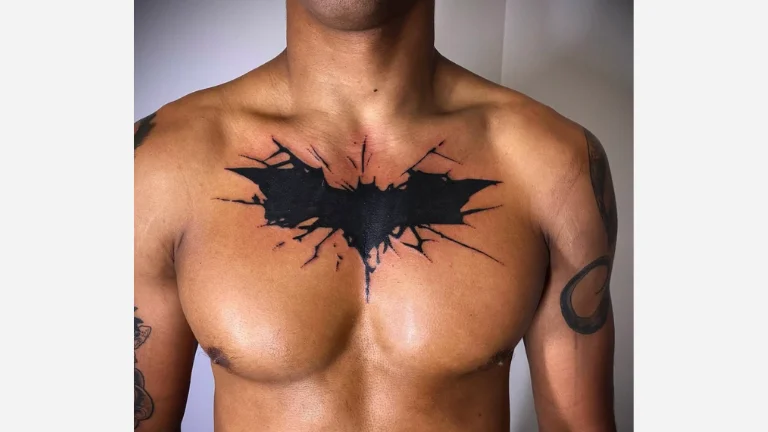 Batman Chest Tattoo